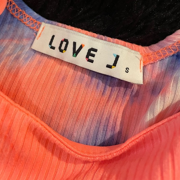 Urban Planet/Love J ribbed cropped tie dye tank - Picture 4 of 4
